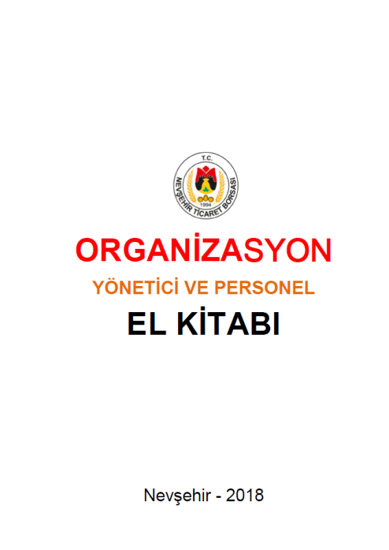ORGANİZASYON EL KİTABI