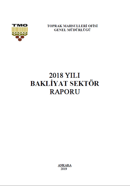 TMO BAKLİYAT SEKTÖR RAPORU 2018