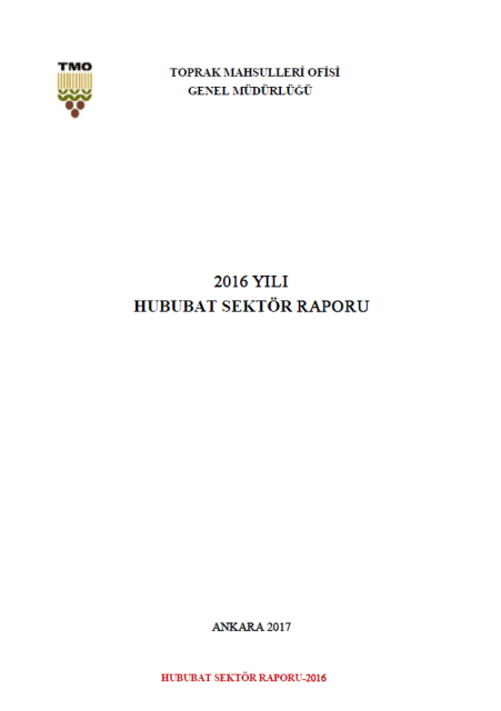 TMO HUBUBAT SEKTÖRÜ RAPORU  2016
