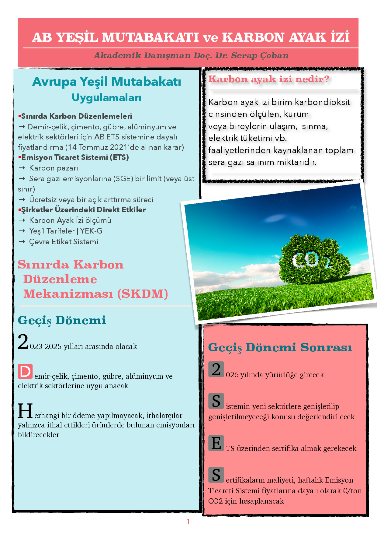 AB YEŞİL MUTABAKATI VE KARBON AYAK İZİ